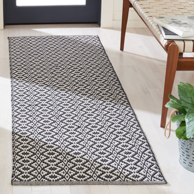Whyte Hand Woven Cotton Ikat Rug