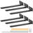 VEVOR Shelf Bracket, 12”L x 4”W x 1.6”H 6 Pcs, Heavy Duty Floating Shelf Brackets-99844593