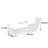 Aluminum Frame For Outdoor Recliner Outdoor Chaise Lounge , Cushion Included-100898381