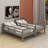 Bunk Bed With Storage Stairway And Guard Rail-853387352