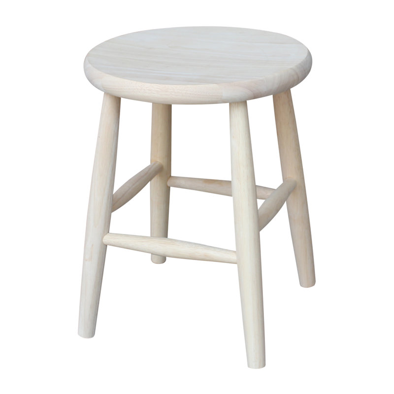 Manatuto Solid Wood Accent Stool