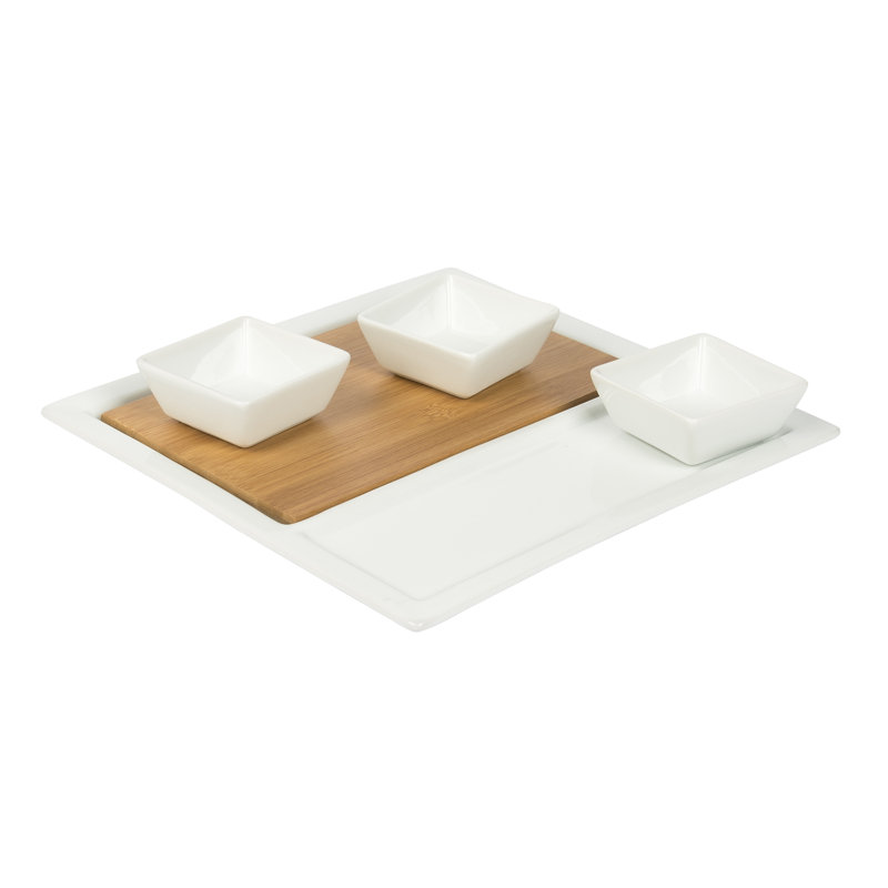 Denmark White Serveware Divided Serving Dish