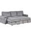 Canapé-lit modulaire avec rangement et porte-gobelet tactile-120483253
