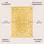 Tapis intérieur / extérieur jaune / crème Delcine-469351798