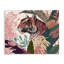 «Tiger Peeking from Leaves», art mural sur toile par Fab Funky-552666826