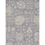 Tapis bleu en laine Oushak