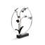 Black Orchid 22" Moon Gate Sculpture