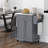 Rolling Kitchen Island Utility Cart With Stainless Steel Countertop, Storage Drawer, Towel Rack, And Spice Rack - Gray Storage Trolley On Wheels | Gift Idea-176061189