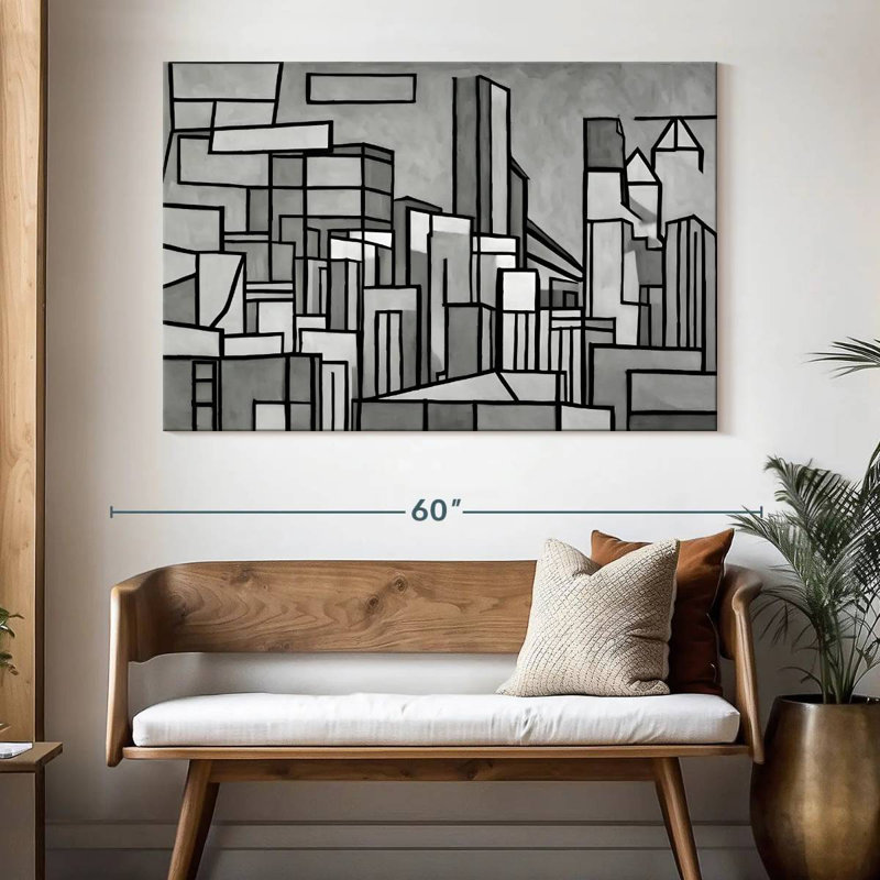 Paysage urbain Sirci Portland, H 34 po x l 51 po