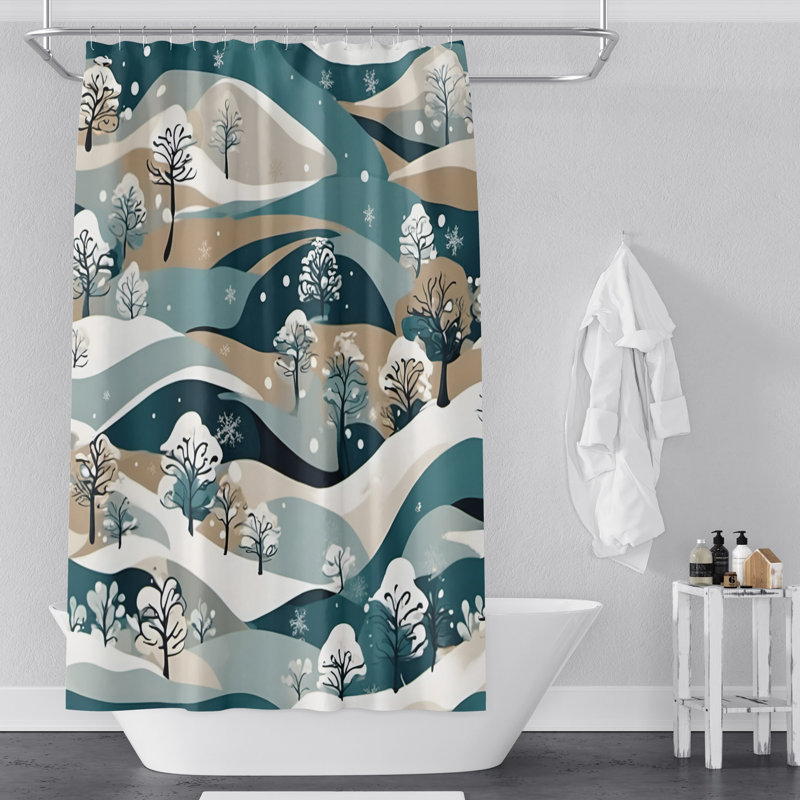 Rideau de douche SH00806, L 70 po x H 93 po