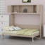Lit escamotable avec armoires de rangement-962735054