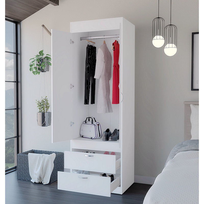 Accent Cabinet and Accent Chest, Blanc