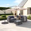  3m Cantilever Parasol Light Grey