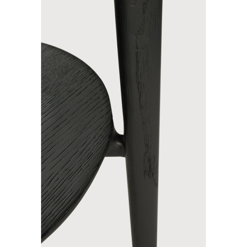 Bok Solid Wood End Table, Black