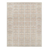 Rug & Kilim’S Oversized Scandinavian Style Rug In Peach With Geometric Patterns