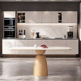 Kama Solid Wood Base Dining Table