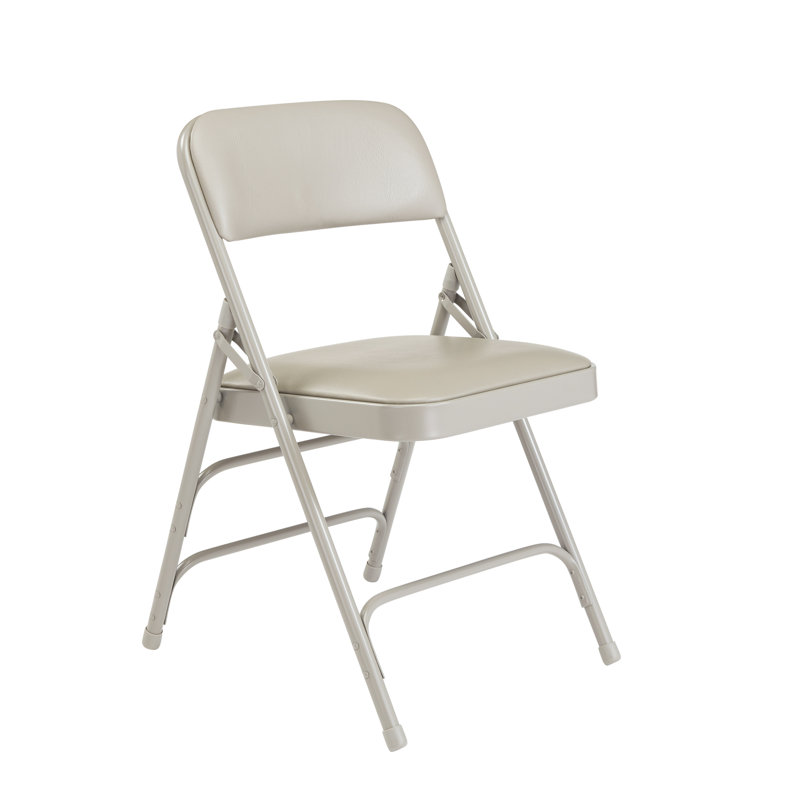 Chaise pliante rembourrée 1300 Series, Gris / cadre gris