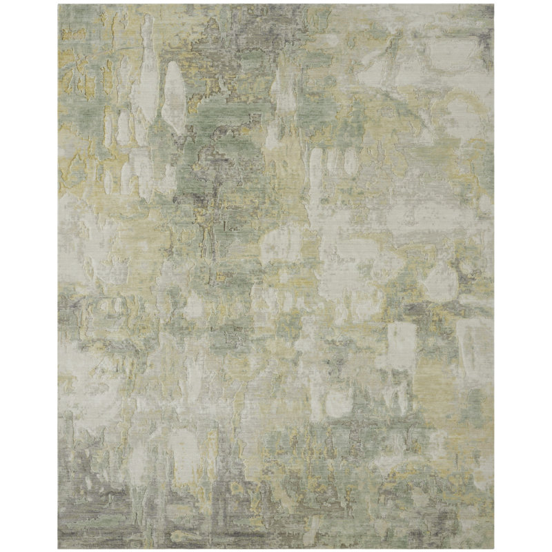 Wool Area Rug, Rectangle 3'6" x 5'6"