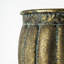 Ensemble de 2 pots à fleurs en fer vieilli, L: 13 x 13 x 14,5 po: 11 x 11 x 13,5 po
