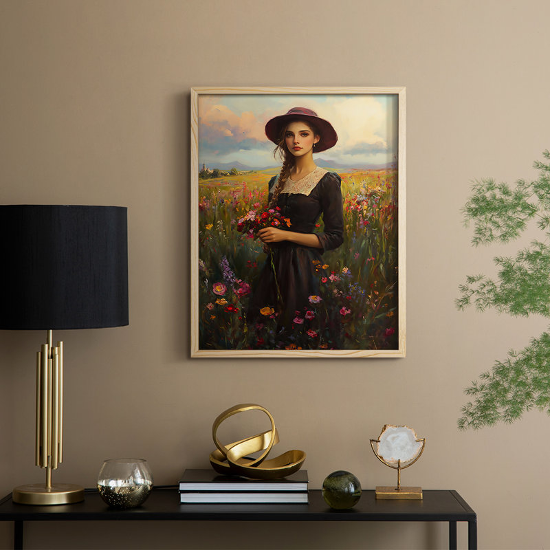 Reproduction encadrée WOMEN Series CCLV III - bois massif
