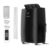 12,000 BTU Portable Air Conditioner With 10,000 BTU Heating, 5-In-1 AC Unit For Rooms Up To 700 Sq. Ft., With Remote, 24H Timer, Window Kit