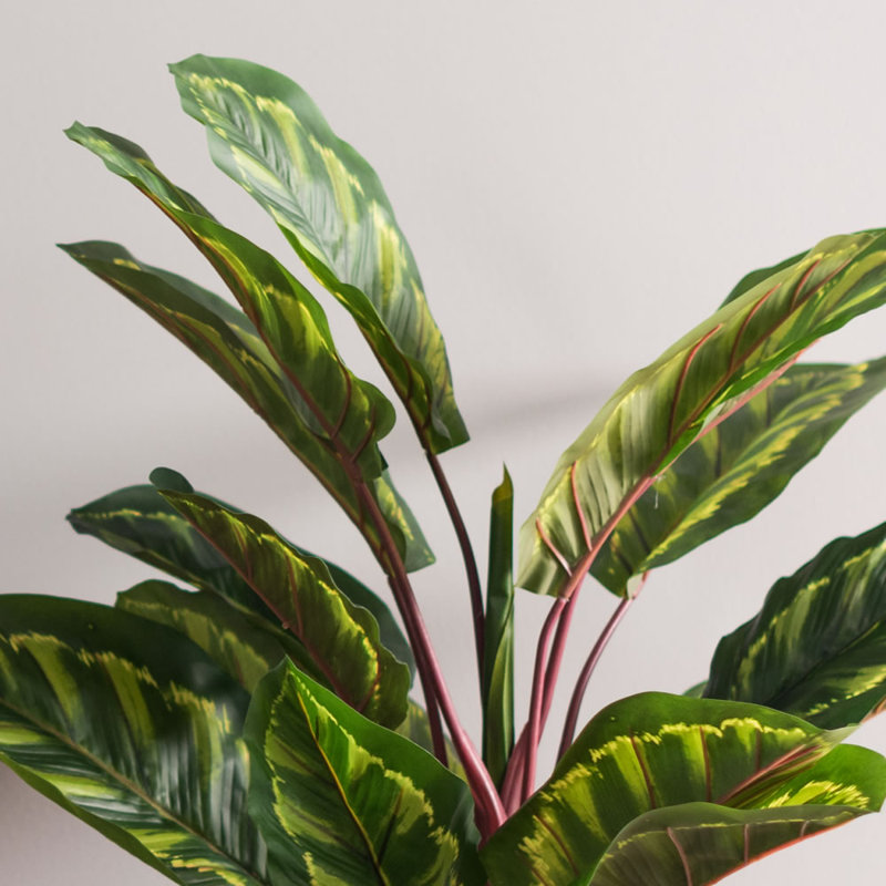 Feuillage artificiel paon en pot