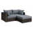 100 % polyester gris est en rupture de stock