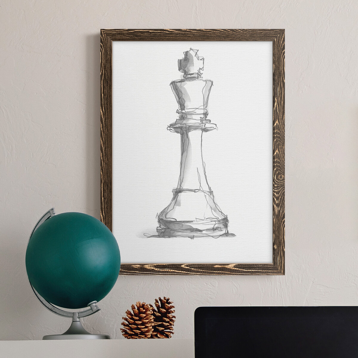 Chess Game Painting Still Life Art Canvas and Paper Prints 