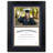 14x20 Black Wood Diploma Frame with 2-Opening for 8.5x11 Certificates or Photos