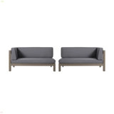 X-Back Left -Right Corner Bench Set