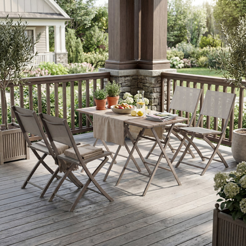 Ensemble repas 6 pièces Alamo, 6 pièces: 2 tables, 4 chaises