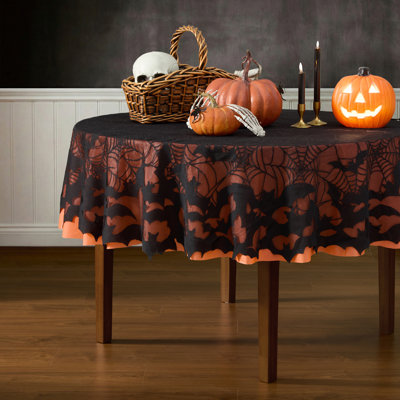 Nappe Bats & Web Lace avec doublure orange