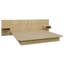 Lit plateforme Zen Alpha avec tête de lit et tables de chevet cubiques murales (2) Assemblage facile sans sommier-1695502244-1695502251