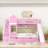 2 Drawers Bunk Bed with Storage Stairs, Slide and Shelves-2001035197-2001035194