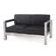 Causeuse d'extérieur 55,25 po avec coussins-918963370