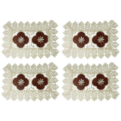 Napperon à motif floral 18 "Olivieri
