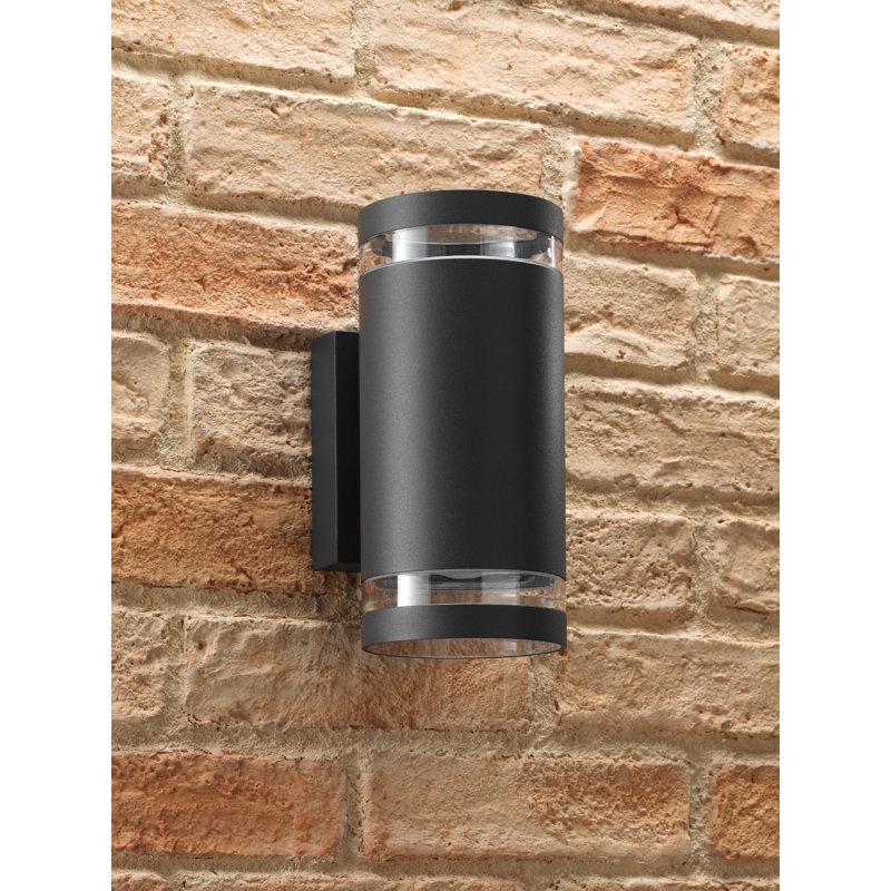Newhouse Anthracite Grey 2 - Bulb 2.16cm H Outdoor Wall Lantern