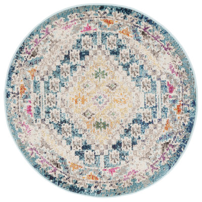 Felty Southwestern Dark Blue/Yellow/Beige Area Rug