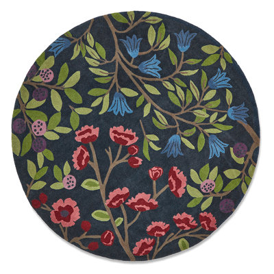 Hand Tufted Wool Floral Area Rug