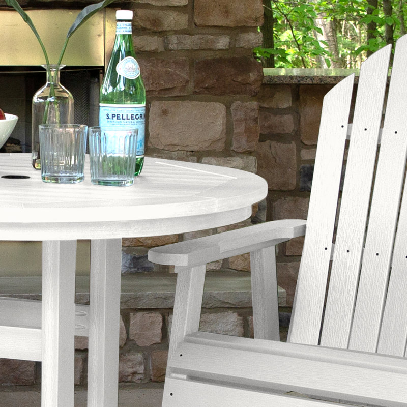 Anette 2-Person 36" Round, Counter-Height Dining Set, White