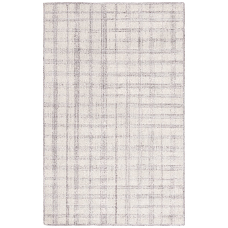 Ned Tufted Performance Plaid Rug, Rectangle 4' X 6'