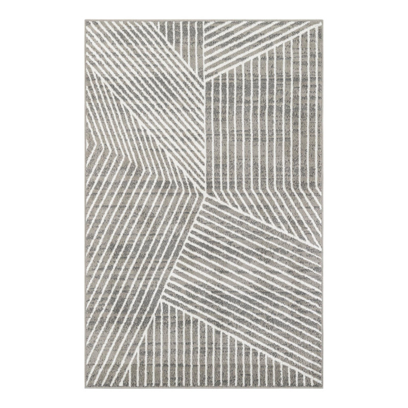 Latitude Run® Orkla Nikolis Rug Gray, Rectangle 5'1" x 8'