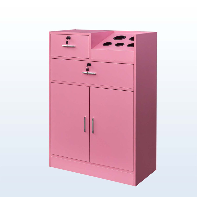 Armoire de rangement Salon, Rose