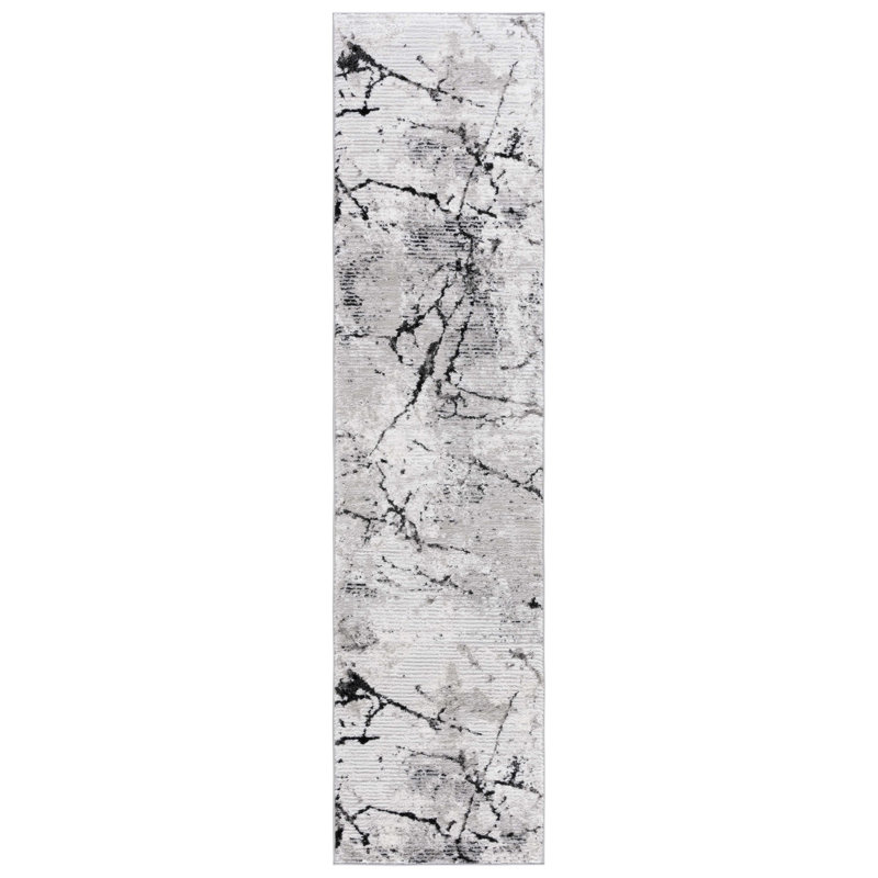 Milstein 500 Performance Geometric Rug, Runner 2' x 8'