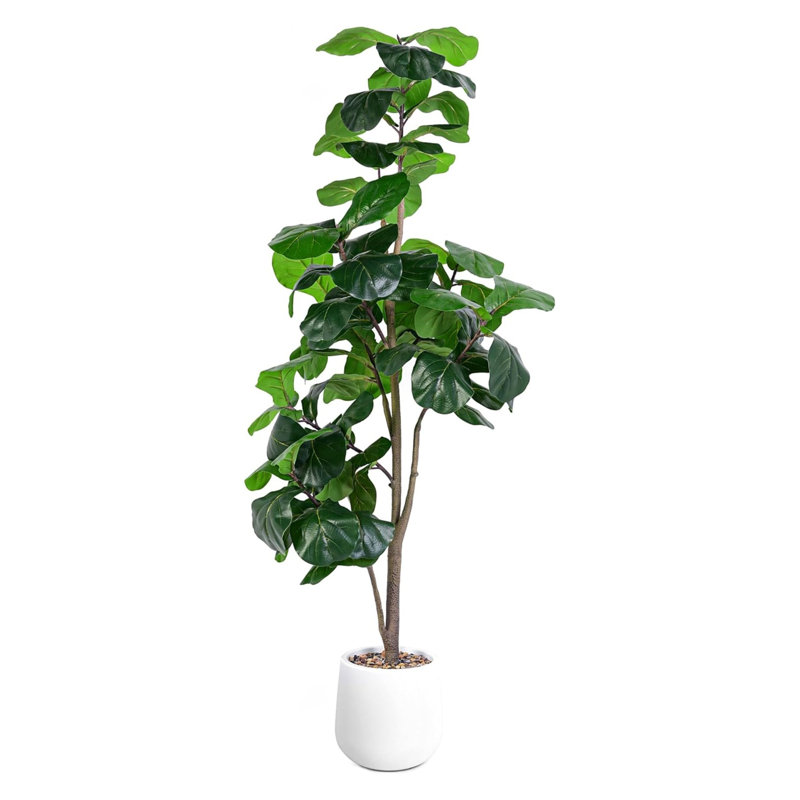 60" Artificial Fiddle Leaf Tree, 72" x 24"