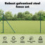 Vidaxl Fence With Posts PVC-Coated Steel-116798125-116798127