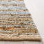 Tapis blanc / beige en cuir / coton tissé à la main Riem-331116010
