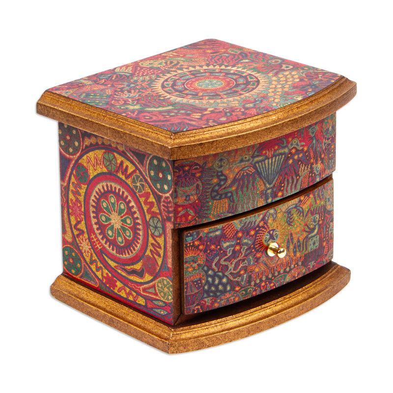 Wood Jewelry Box + Drawers