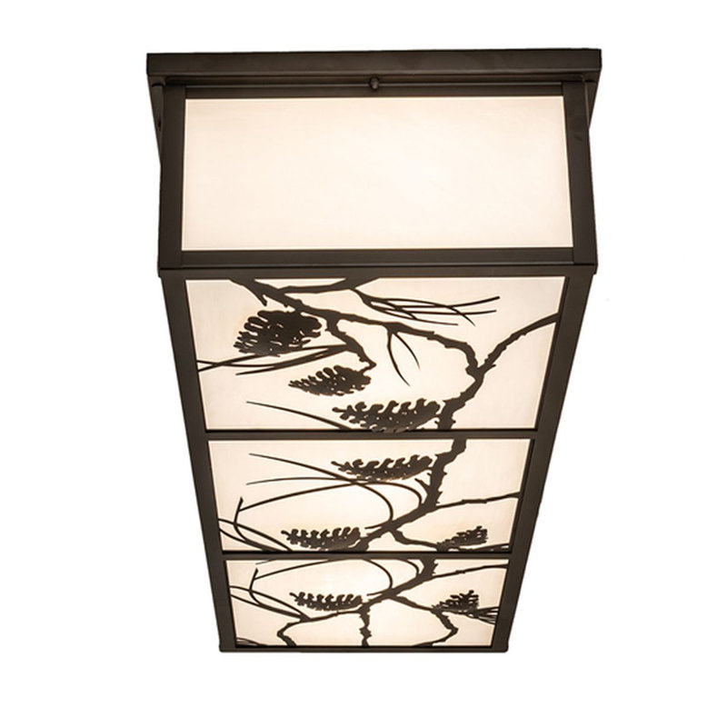 Mountain Pine 6 - Light Flush Mount