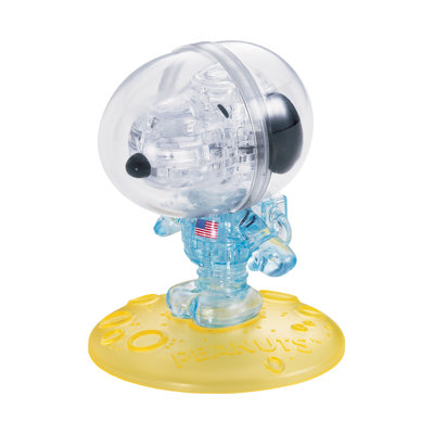 Casse-tête 3D en cristal Peanuts, astronaute Snoopy